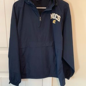 Champion Men’s Navy Half-Zip Rain jacket/Windbreaker